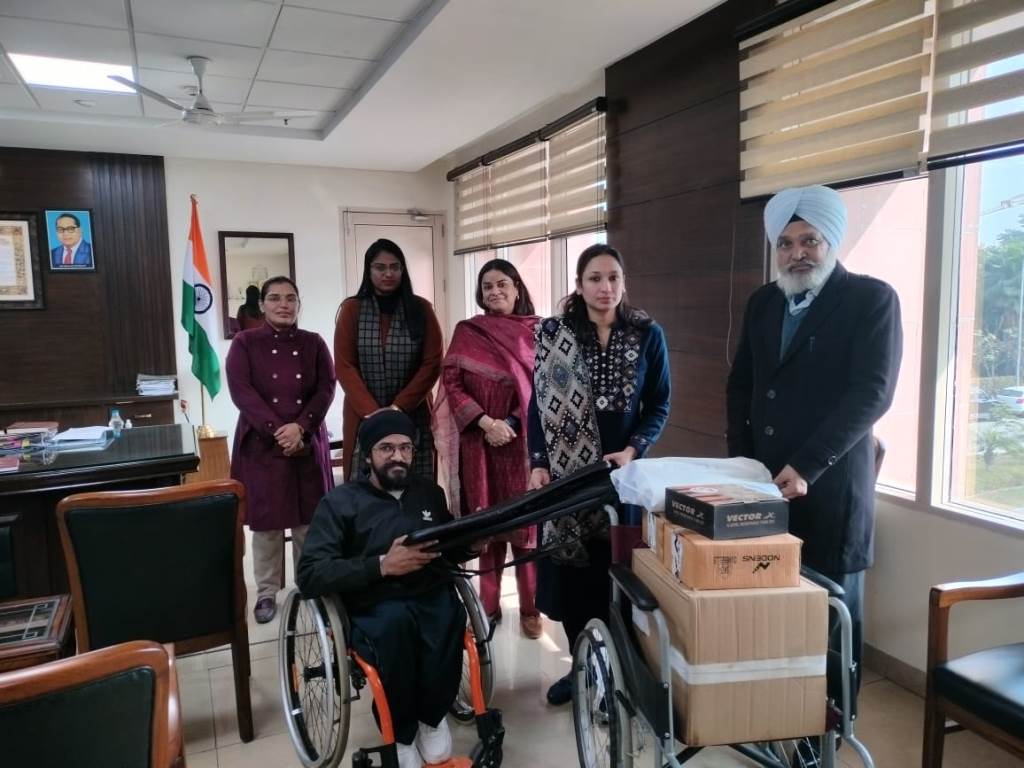District Red Cross Society SAS Nagar Extends Support to Para Badminton Player Ranjit Singh